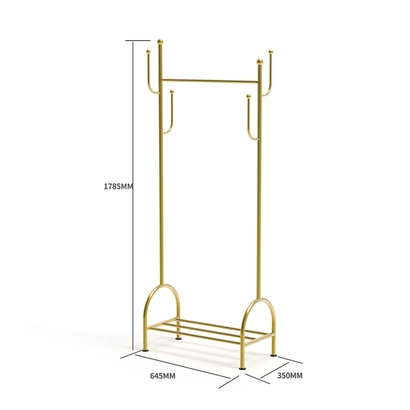 Kactus Rack Stand Standing Fork Rack Internet Celebrity Style Ubrania stojak na ubrania