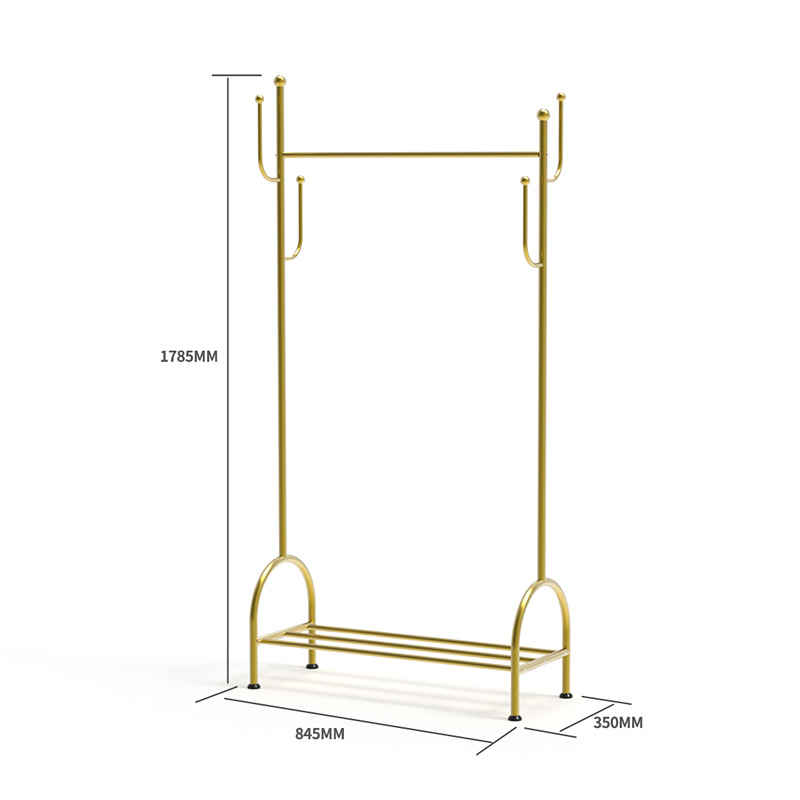 Kactus Rack Stand Standing Fork Rack Internet Celebrity Style Ubrania stojak na ubrania