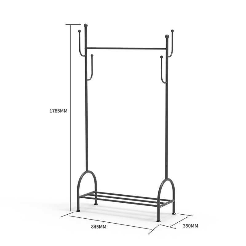 Kactus Rack Stand Standing Fork Rack Internet Celebrity Style Ubrania stojak na ubrania