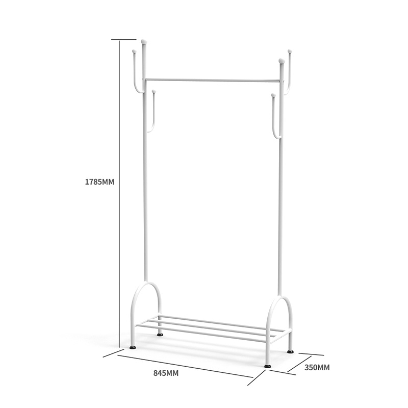 Kactus Rack Stand Standing Fork Rack Internet Celebrity Style Ubrania stojak na ubrania