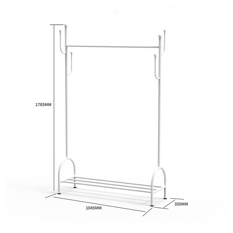 Kactus Rack Stand Standing Fork Rack Internet Celebrity Style Ubrania stojak na ubrania
