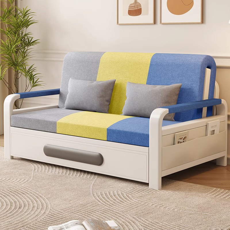 Trójkolorowe wielofunkcyjne składane sofa